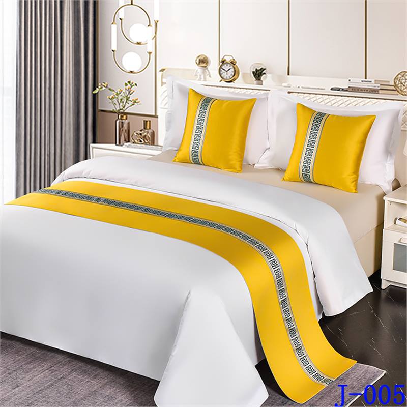 Landscape Painting Bed Flags Bedroom Decoration Bed End Scarf Hotel Household Dustproof Decorative Cloth Home Textiles Household Goods Pillow Cover