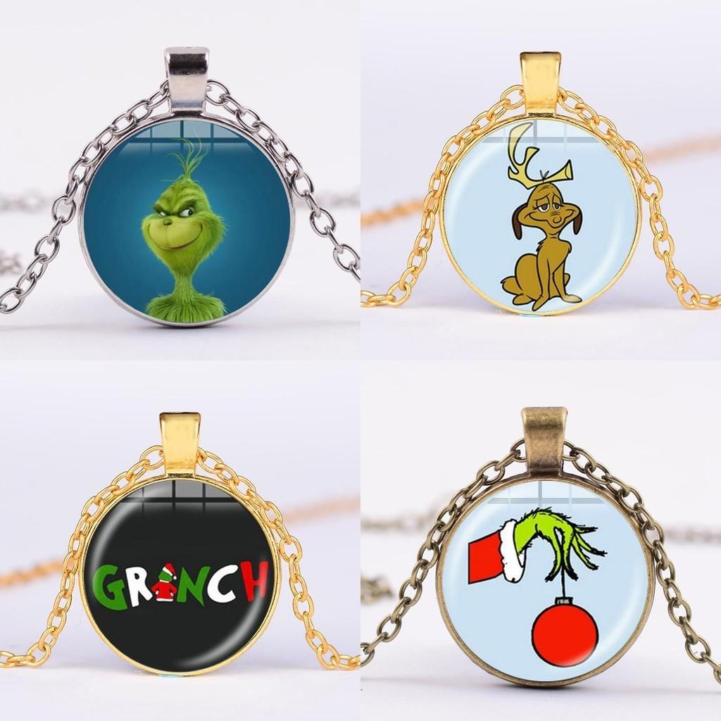 The Grinch And Max Whoville 1 Inch Pendant Necklace Holiday Christmas Gift For Fans And Collectors