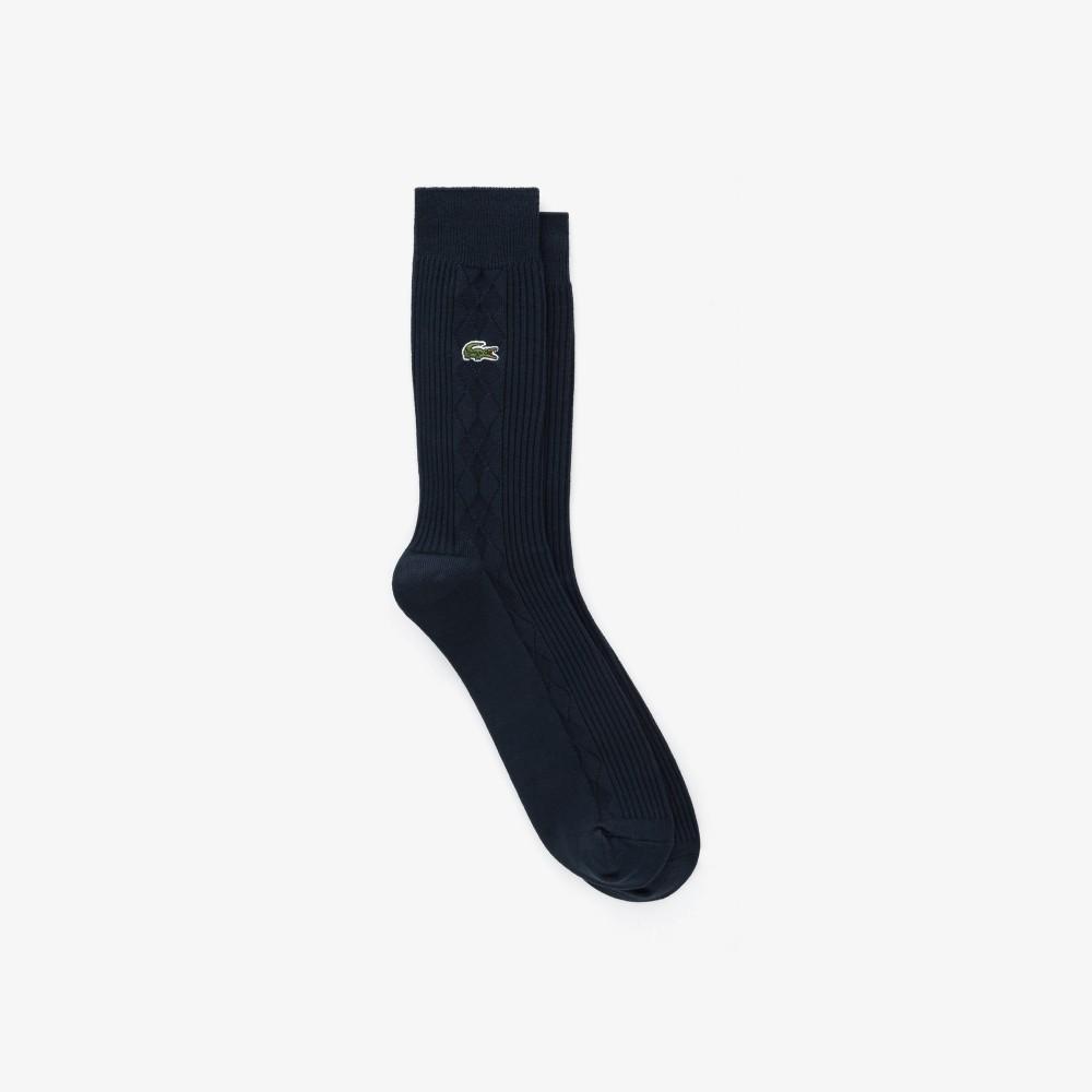 [lacoste] Мужские носки в ромбы RA039E-56G166 0TU