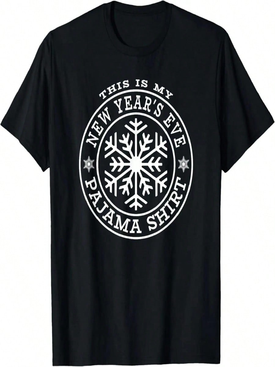 This Is My New Year s Eve Pajama Shirt Winter Snow Art T-Shirt S разноцветный