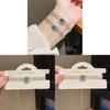 Geometric Zircon Square Fashion Simple Pendant Bracelet With Cubic Zirconia For Women