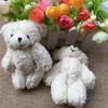 Adorable 10pcs 12cm Mini Plush Bear Wedding Gift Decor Soft Stuffed Dolls