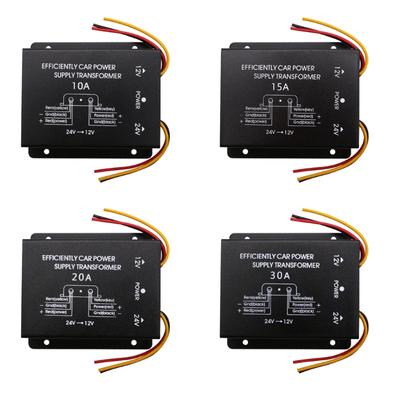 Truck Sound Power Adapter Reducer 24V To 12V Waterproof for Long Distance Driver Step Down Converter Regulator
