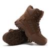 Men's Large Military-Style Outdoor Hiking Boots - Wear-Resistant, Anti-Kick, Ideal for Camping and Sports.