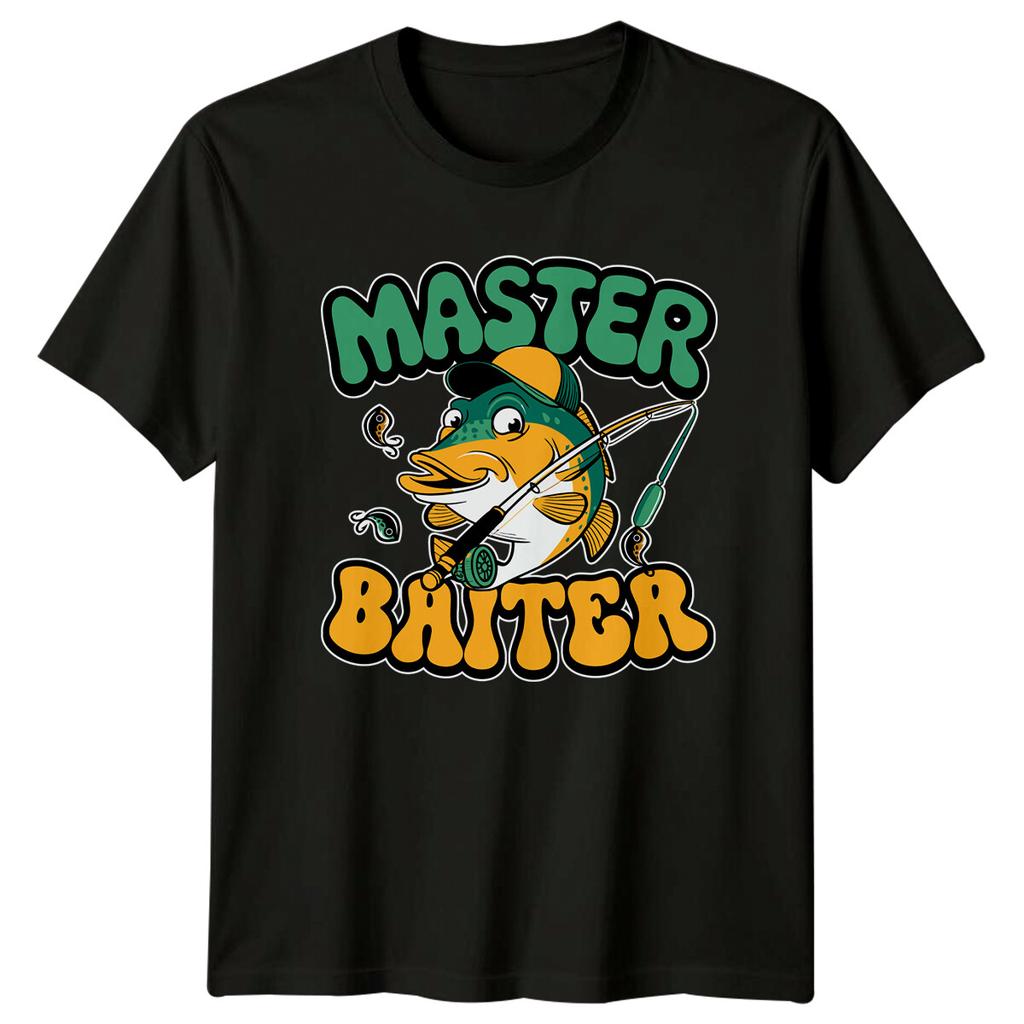 Master Baiter Fishing T-Shirt Funny Angler Gift Fisherman Tee Unisex T-Shirt