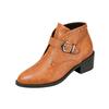 Women's Heel Round Toe Boots with and Studs for Fall Winter