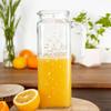 Glass Beverage Jug with Lid 1.1L