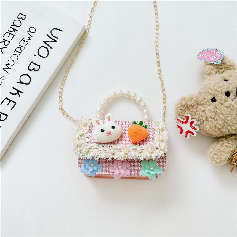 Trendy Kids Shoulder Bag Adorned With Chic Beads Ideal For Everyday Use