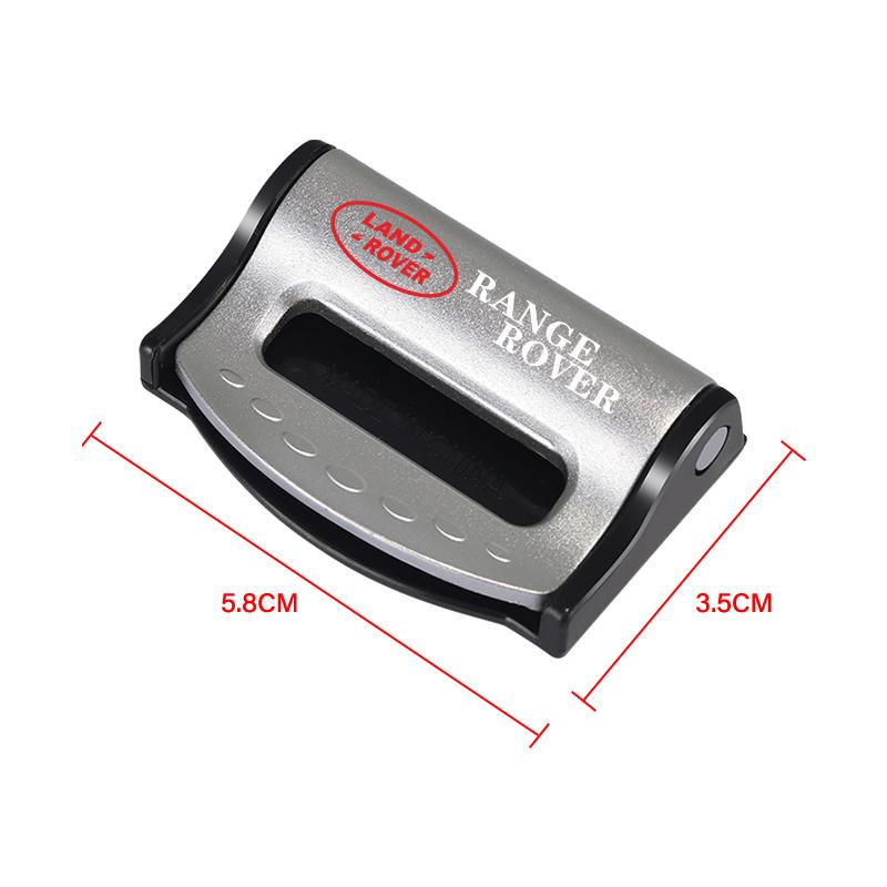 2pcs Car Seat Belts Clips Safety Adjustable Stopper Buckle Clip for Land Rover Range Rover Defender Freelander Discovery 1 2 3 Evoque Rover L322 L405