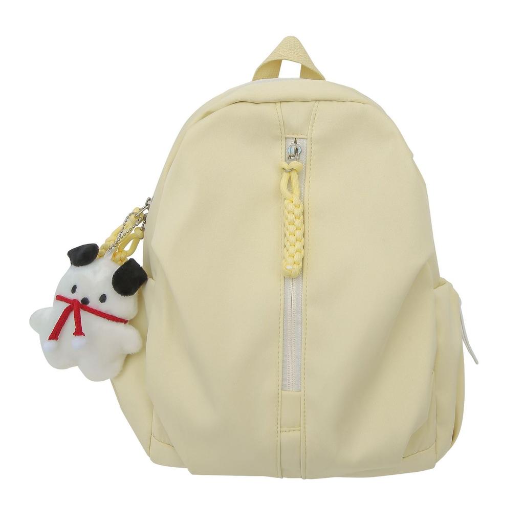 Dopamine Solid Color Simple Small Backpack Spring Japanese Small Fresh Girl Soft Girl Backpack