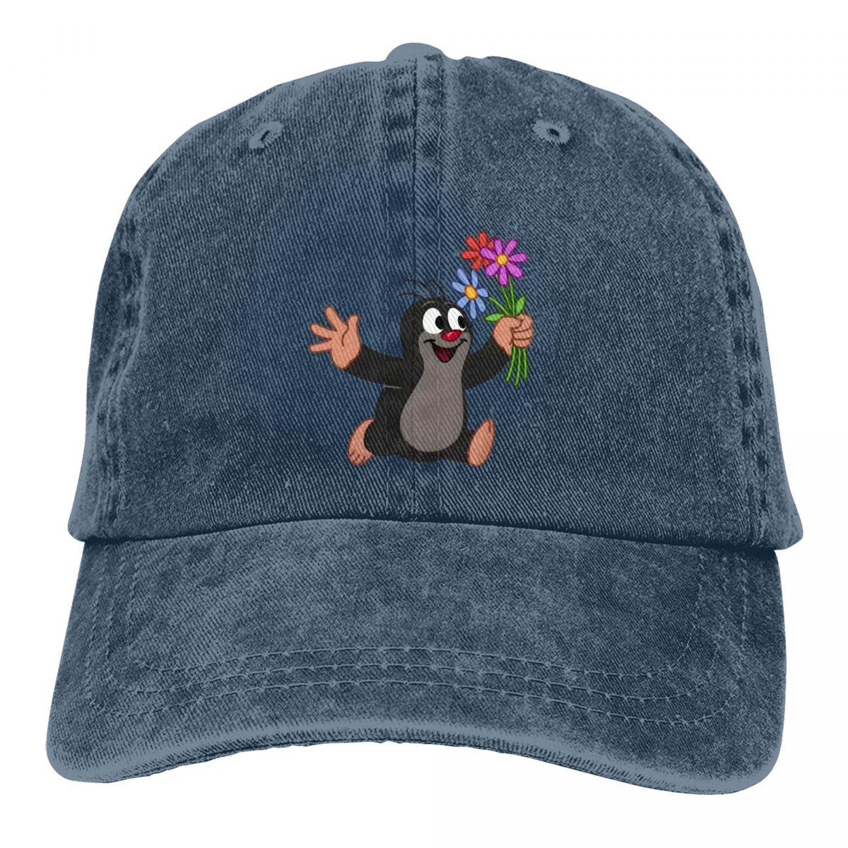 

Flowers Baseball Cap Krtek The Mole Cartoon Vintage Baseball Hats Unisex Outdoor Adjustable Dad Hats Cap one size