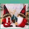 Red Christmas Gnome Doll Decorative Figure Adorned With Festive Charm And Cheerful Style