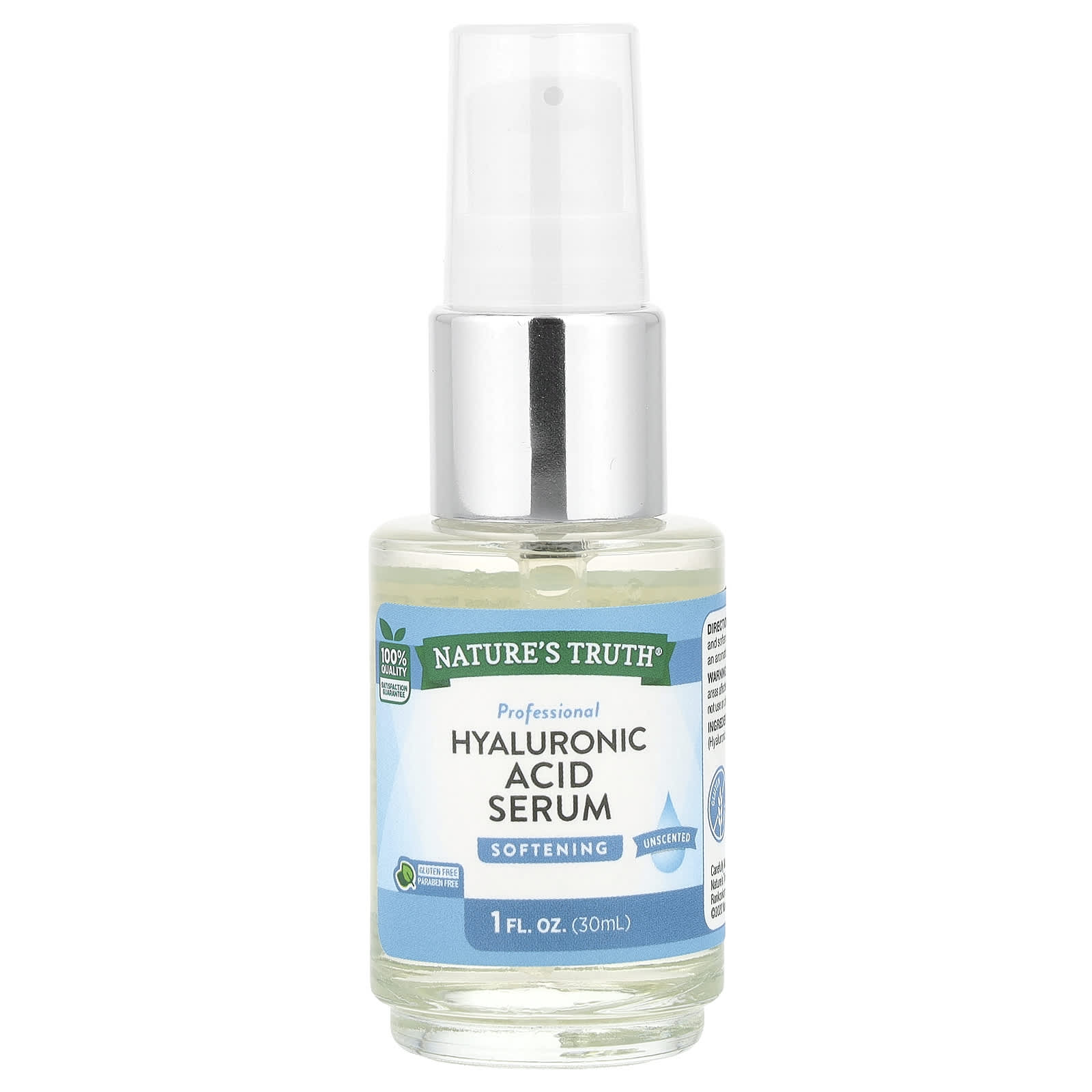 

Nature S Truth, Hyaluronic Acid Serum, Fragrance Free, 30Ml(1Fl Oz)