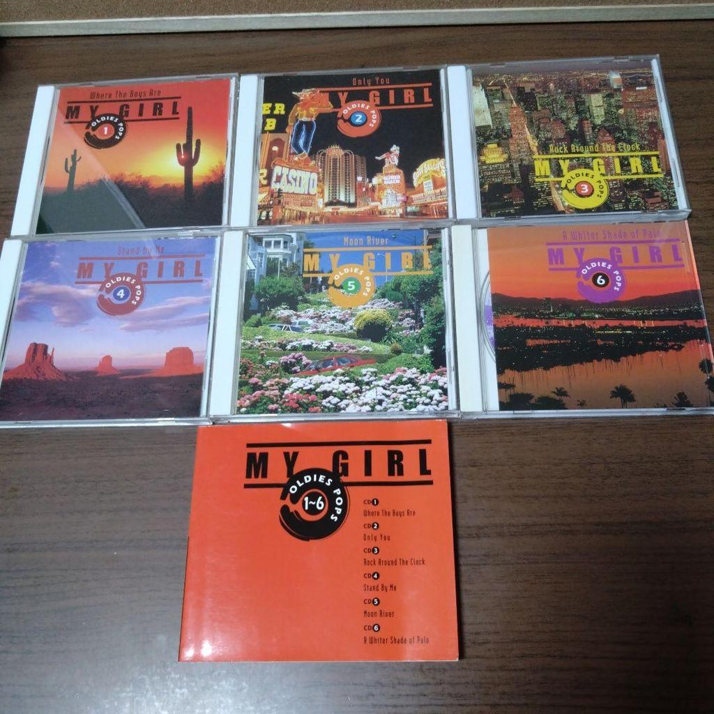 [USED] MY GIRL OLDIES POPS 6 CD set