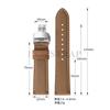 18mm 20mm 22mm Genuine Calfskin Leather Watchband Business for Omega Watch Band for Seiko Butterfly Buckle Stitching Brown Strap