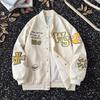 Autumn Jacket for Men, Loose Fit, Plus Size, Hong Kong Style, Casual Coat, Youth Baseball Jacket, Unique Design, Oversize Trend