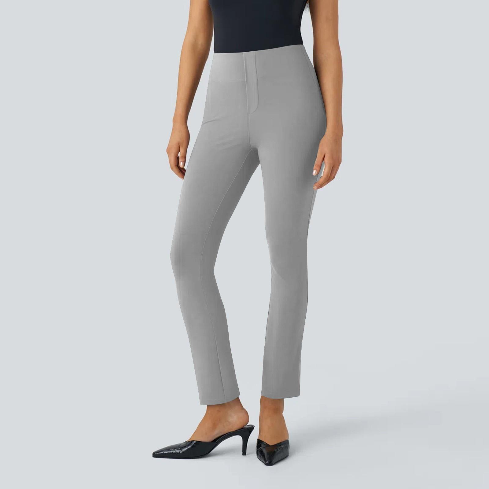 

Женские брюки летние повседневные рабочие брюки с высокой талией и карманами повседневные брюки XL