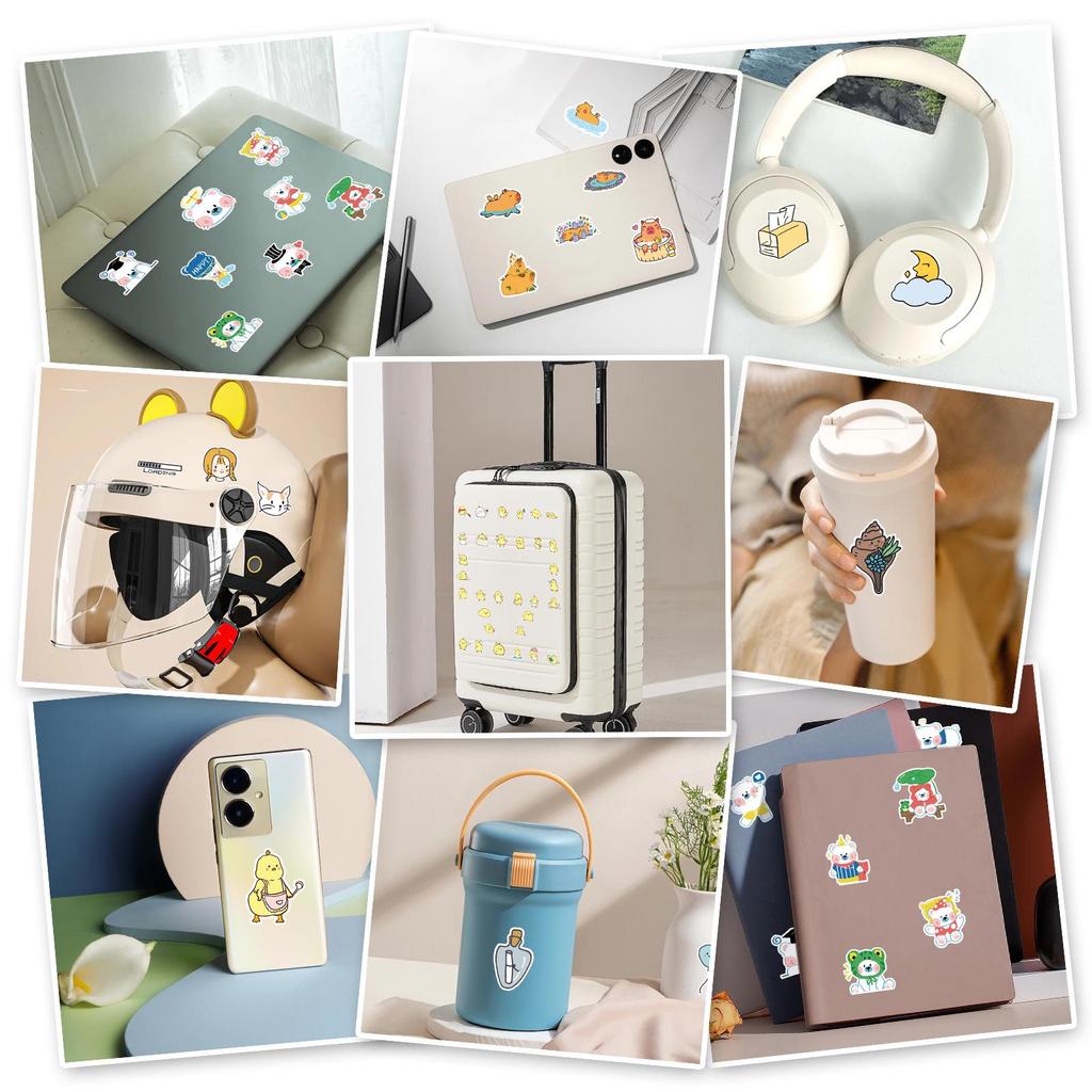 50 BTS Graffiti Stickers: Headphones, Fridge, Guitar, Desktop, Scooter Decor