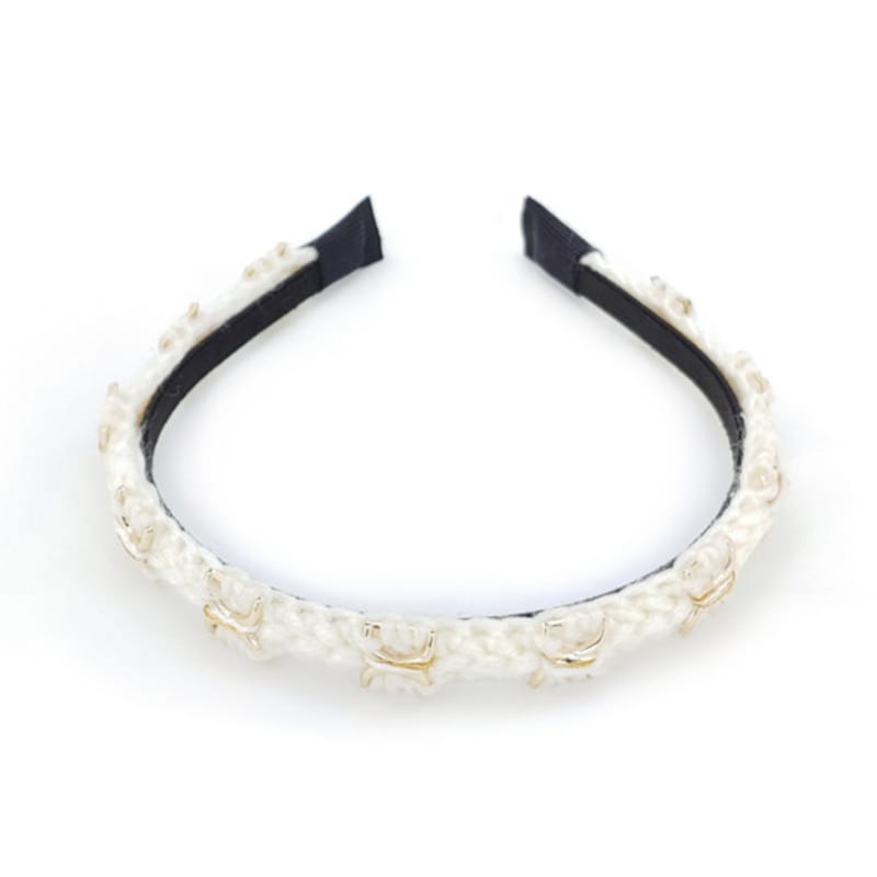 LALA Handmade Hairband - Ivory