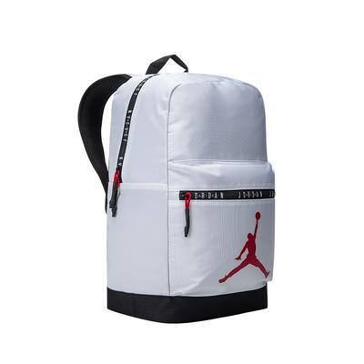 Basic Versatile Fashion Casual Classic Large Logo Polyester Backpack Unisex Backpack White JD2233029GS-001