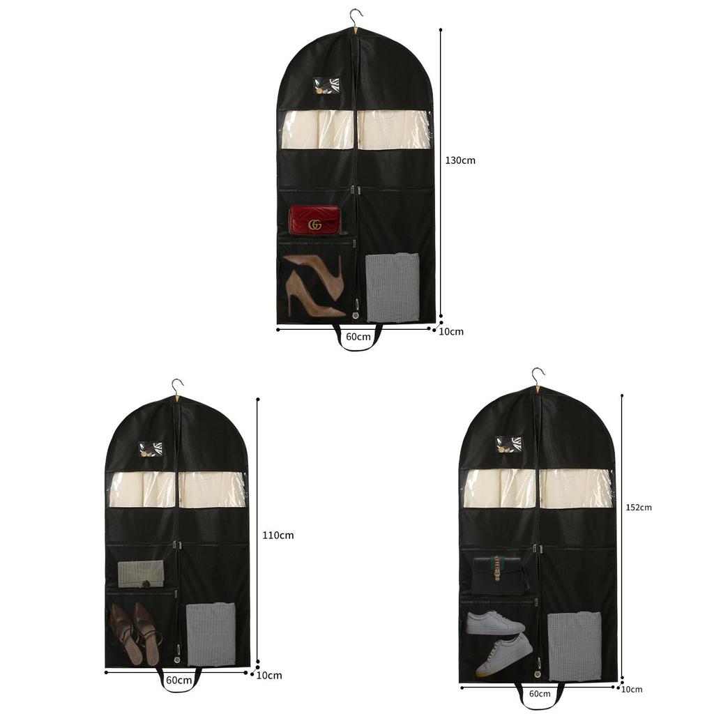 Househome Garment Dust Cover With Nonwoven Fabric For Closet Storage And Protection