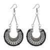 Bohemian Vintage Fashion Rope Wrap Earrings For Women Carved Hollow Geometric Drop Dangle India Earrings Boho Jewelry Wholesale