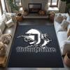 Juventus Customize Text Floor Rug Office Rug Suitable for Playrooms Dormitory Hallway Balcony Anti-slip Rug Office Home Decor Birthday/Christmas Gift