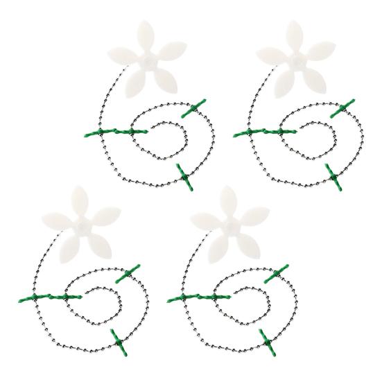Pipe Unclogger Disposable Flower Decor Drain Strainer with Chain Anti Clog Hair Catcher Sink Tub Shower Kitchen Drain Cleaner
