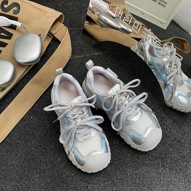 

Hollow mesh ugly cute dad sandals women s 2025 summer new women s shoes platform versatile casual sports shoes 40