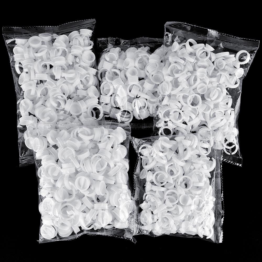 Tattoo Pigment & Eyelash Glue Ring Cup with Bowl 