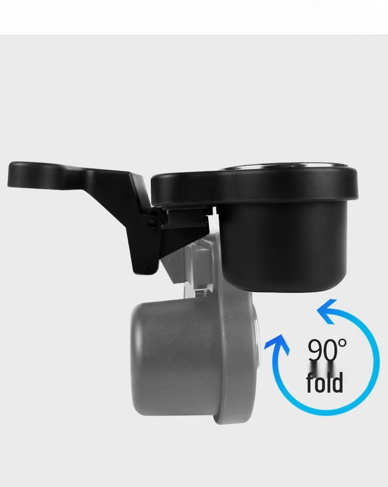 Multifunctional Foldable Car Tray with Cup Holder and Storage