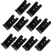 Metal Belt Clip Holster Sheath Belt Clip Double Holes Clasp Spring Buckle Hook for Belt Bag Leather DIY for Wallets Pouches