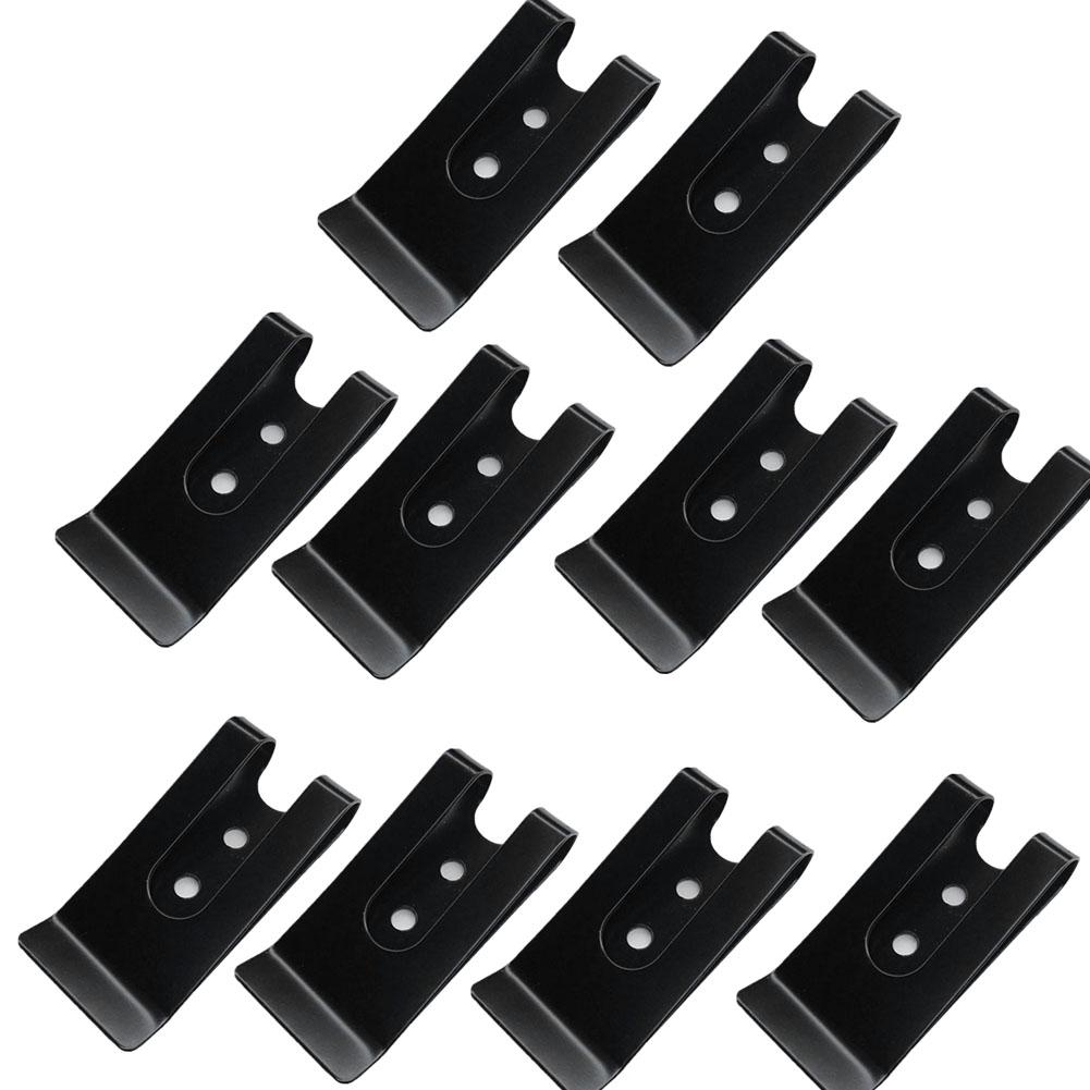 Metal Belt Clip Holster Sheath Belt Clip Double Holes Clasp Spring Buckle Hook for Belt Bag Leather DIY for Wallets Pouches