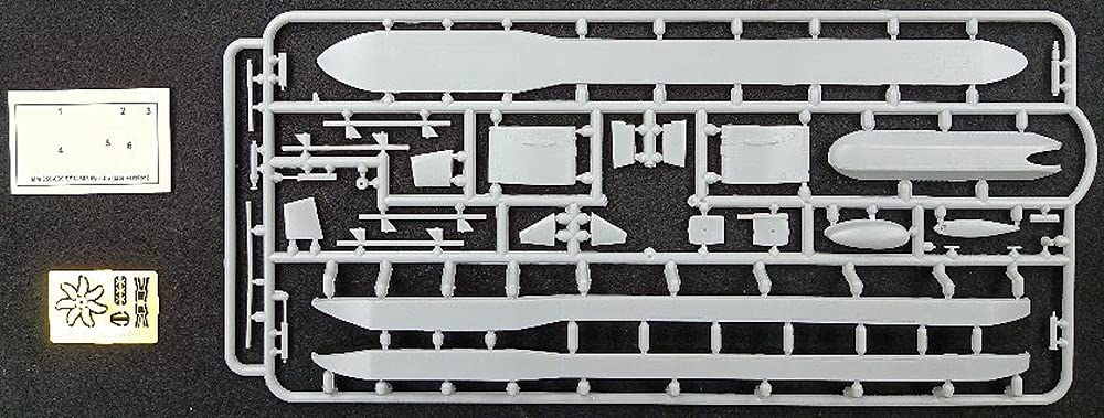 Micromill 1/350 Scale US Navy SSN-683 USS Partey Nuclear Submarine Late Model Plastic Model Kit MKR350-039