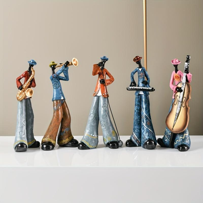 Creative Band Art Ornaments Music Figures Living Room Bookshelf TV Cabinet Wine Cooler Light Luxury Decorations Furnishings