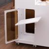 Bathroom Storage Cabinet Multifunctional Hidden Storage Cabinet Modern Design Cart for Bathroom or Living Room for Jewelry Use
