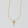 Les Bijoux Philosophy LB_Cross simple necklace_GOLD