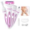 4-in-1 Lady Grooming Shaver Set - Waterproof Multi-Function Hair Remover with USB Fast Charging