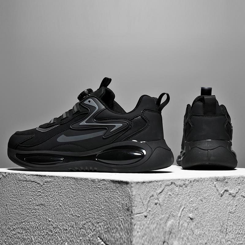 Nové univerzální volnočasové tenisky Pánské kožené běžecké boty pro muže Vzduchové odpružení Jogging Chůze Sportovní obuv Venkovní Pánská obuv