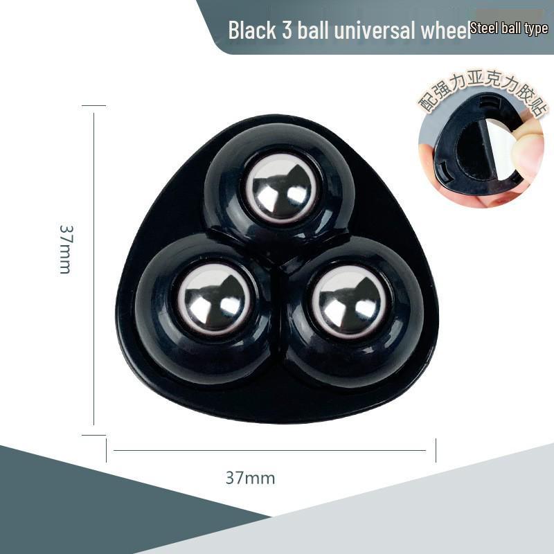 Universal Silent 360° Swivel Casters - Wear-Resistant Load-Bearing Wheel Set for Furniture