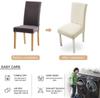 Dining Chair Covers Set Stretch Jacquard Chair Covers for Dining Room Parson Chair Slipcover Washable Removable Dining Chair Slipcover Chair Covers