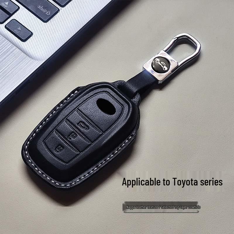 Toyota Key Case for Camry, RAV4, Corolla, Avalon, Highlander, Levin, Venza - Genuine Leather
