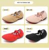 Women's Heeled Dance Shoes - Adult Ballet - Soft Leather Sole - Indoor/Outdoor - Lace-Free - Teacher Approved