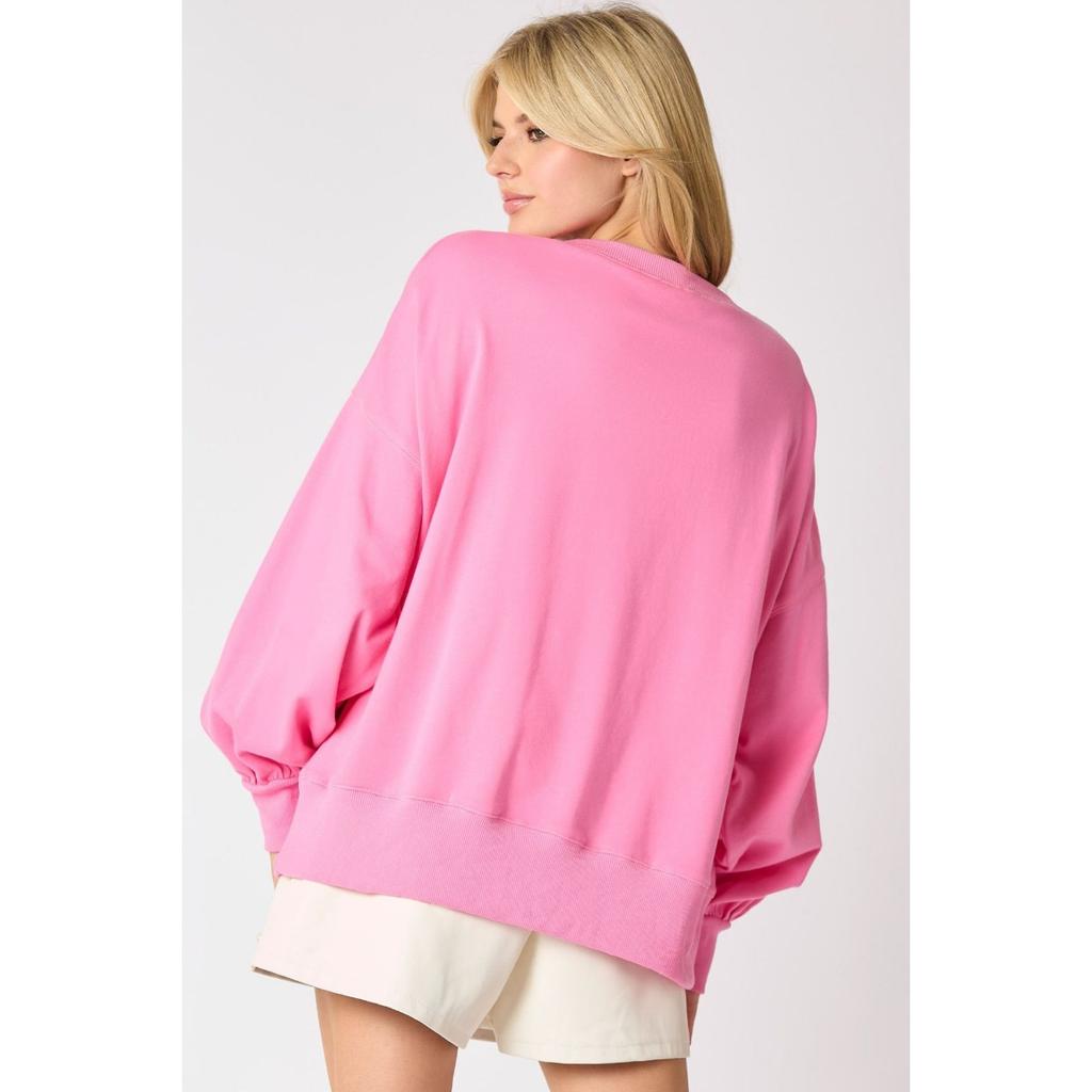 Autumn and Winter New Women's Clothing Pearl Bow Decorative Long-sleeved Top Casual Sweater