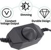 1Pc Usb Dc 5V Stepless Manual Knob Touch Led Dimmer Switch For 5050 2838 Strip Light 1 Channel Brightness Adjustment Controller