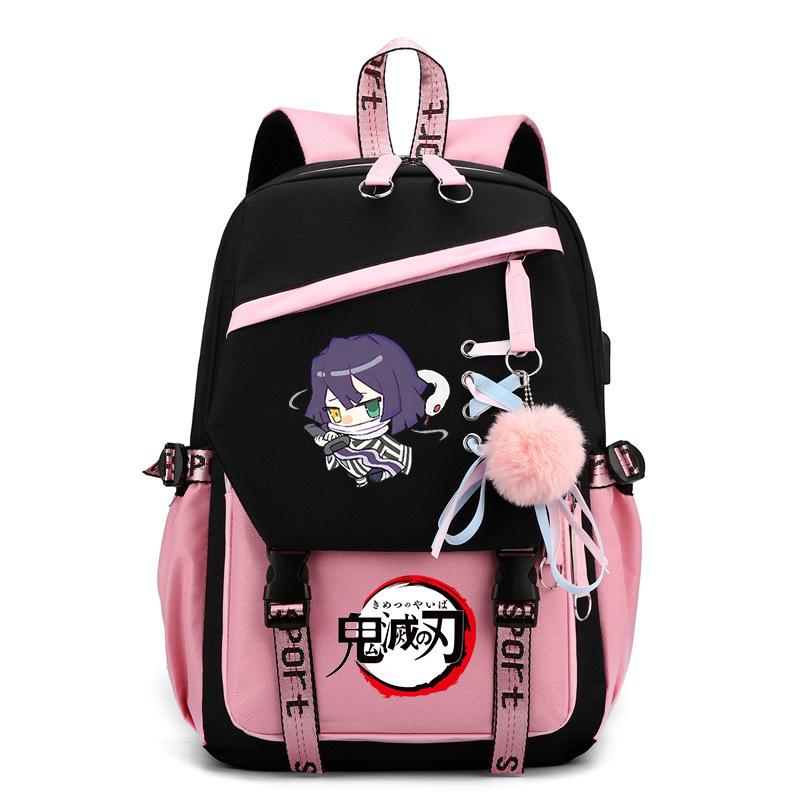 Ghost Destroyer Blade Peripheral Printed School Bag College Versatile Primary and Secondary School Student School Bag