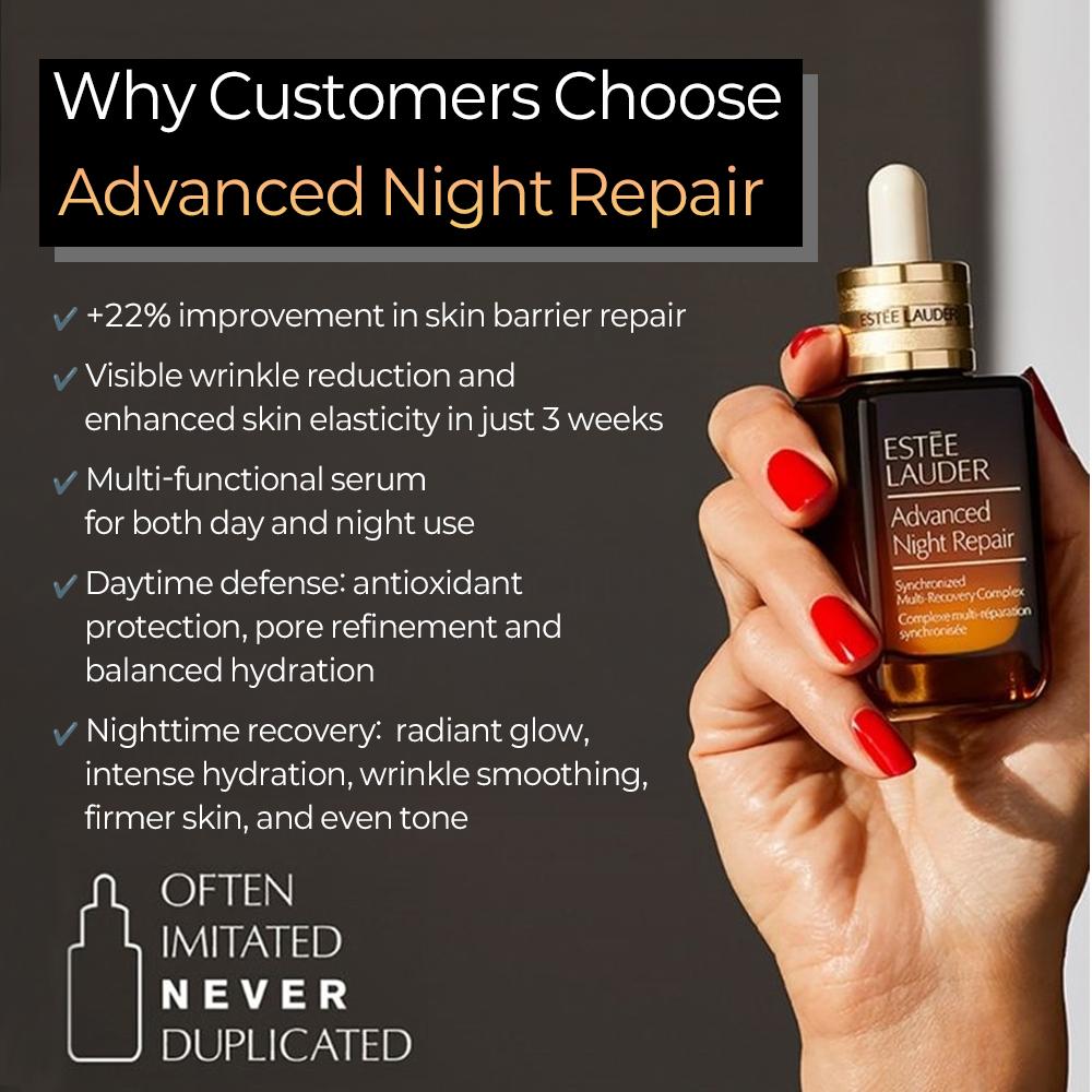 Estee Lauder Brown Bottle 100ml Advanced Night Repair Serum Anti-Aging Hydrating Wrinkle Repair