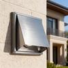 Durable 4" 5" 6" Air Vent Stainless Steel Square Extract Valve Black/Silver Ventilation Outlet Ducting System