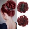 Chignon Pezzo di capelli Ricci Chignon disordinato Coda di cavallo Estensioni dei capelli Scrunchie Posticci per donne Capelli sintetici Chignon Artiglio Clip in