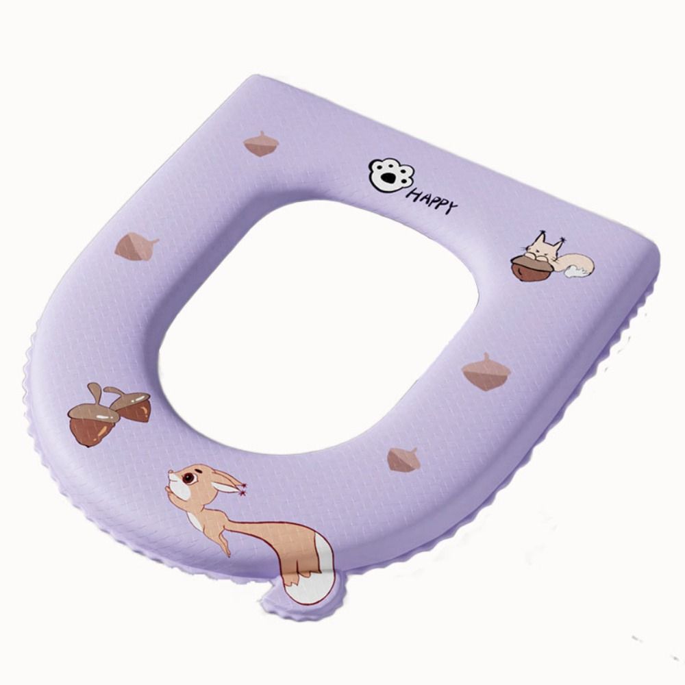 Waterproof Cute Toilet Seat Cover Cartoon Closestool Mat Universal Toilet Pad  Household